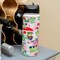 Makerflo 18 Oz Hydro Sublimation Blank Tumbler, Stainless Steel Insulated Travel Tumbler Mug with Splash Proof Lid & Straw, for Tea, Wine, Water, Hot Cold Drink, Heat Transfer Vinyl DIY Gifts, 25 pc
